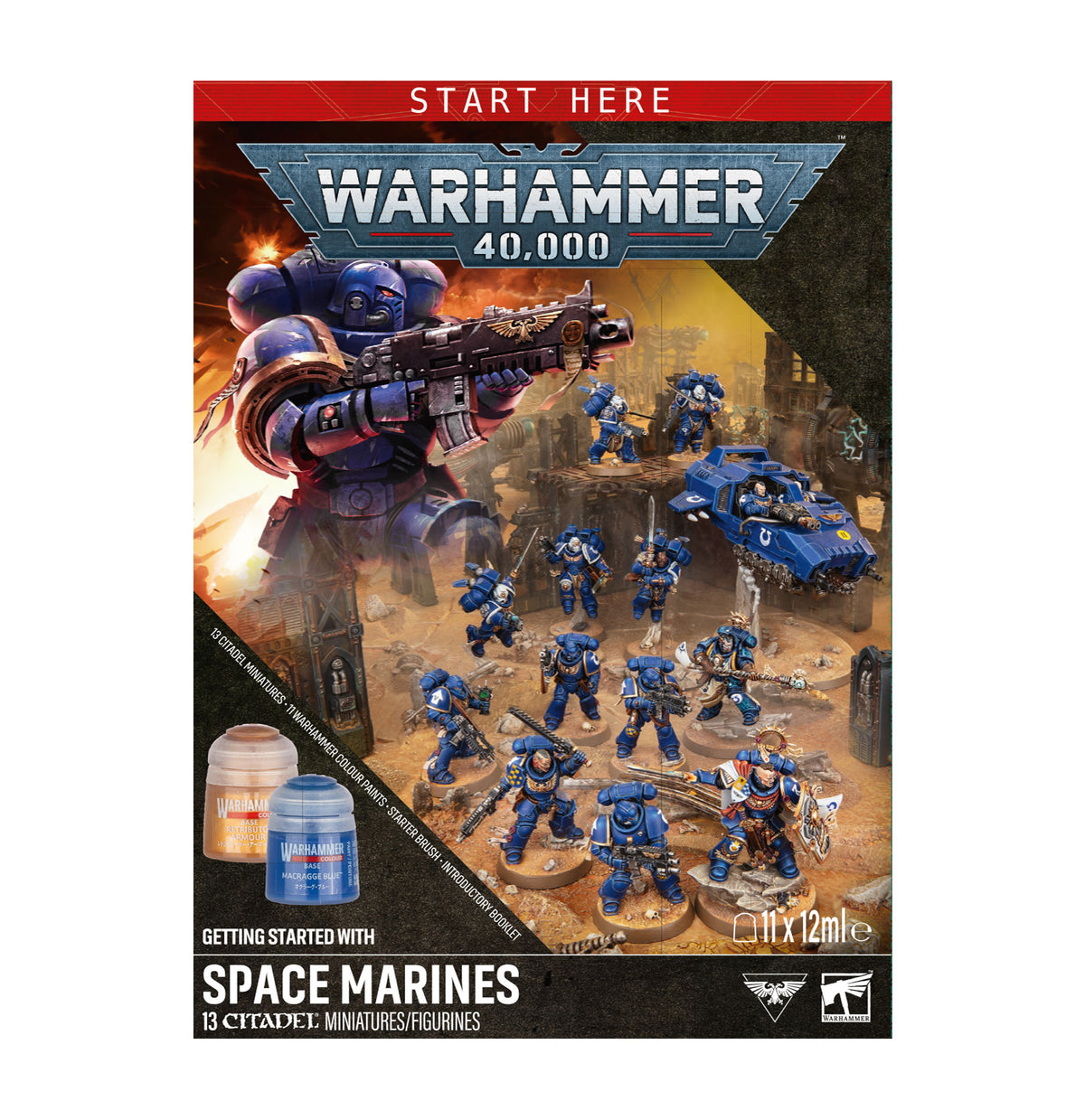 WARHAMMER 40K GETTING STARTED WITH SPACE MARINES