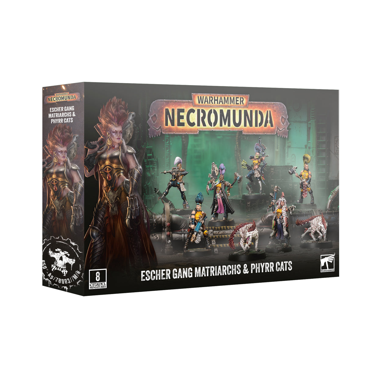 NECROMUNDA ESCHER GANG MATRIARCHS AND PHYRR CATS