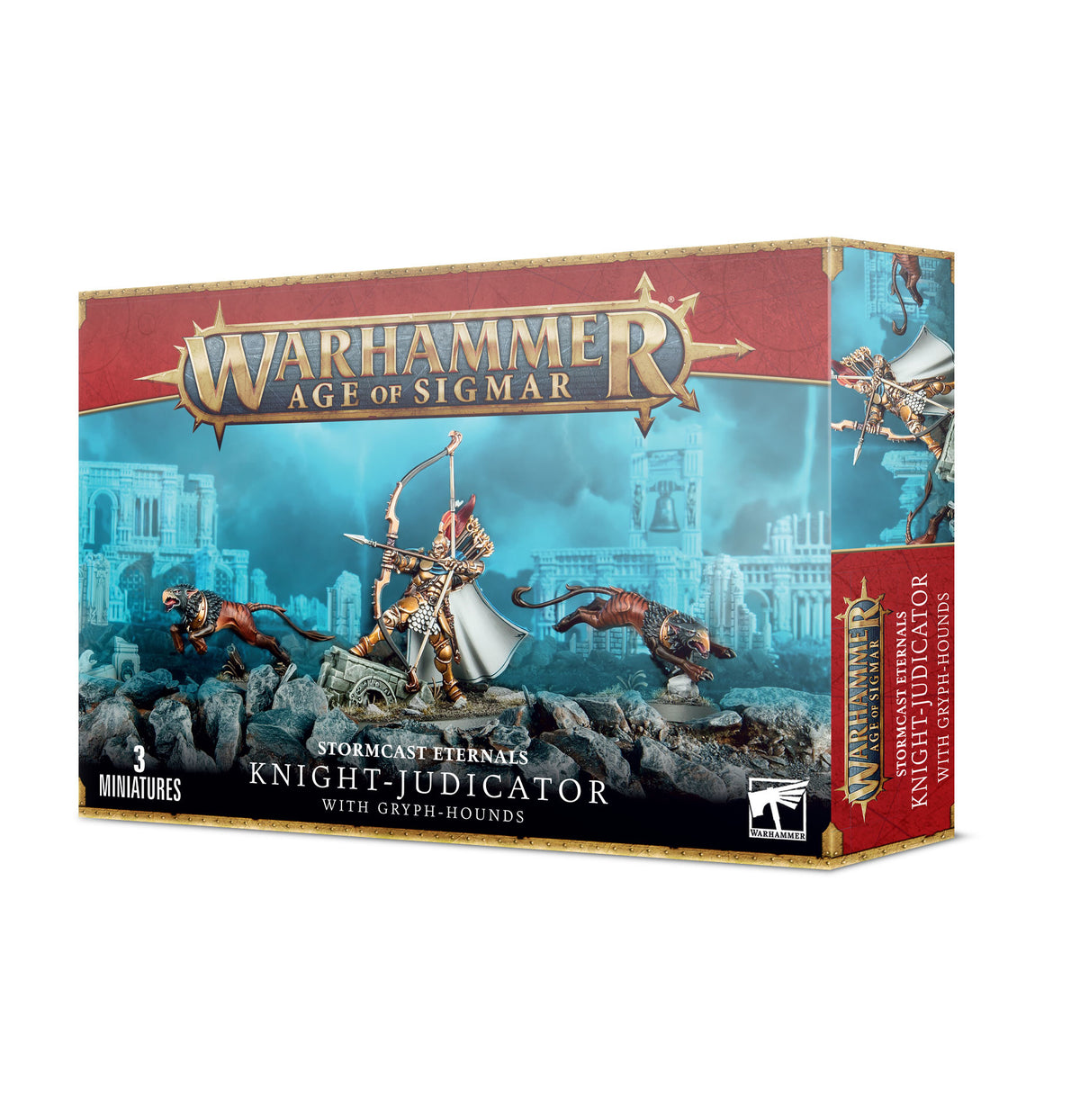 STORMCAST ETERNALS KNIGHTJUDICATOR WITH GRYPHHOUNDS
