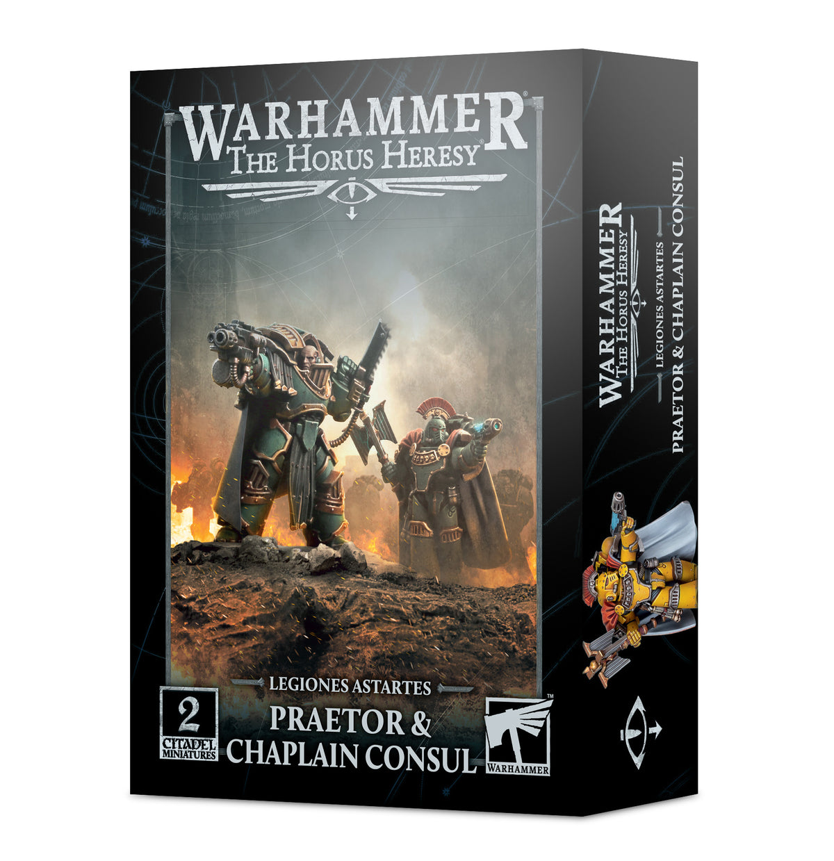 HH LEGIONES ASTARTES PRAETOR AND CHAPLAIN CONSUL