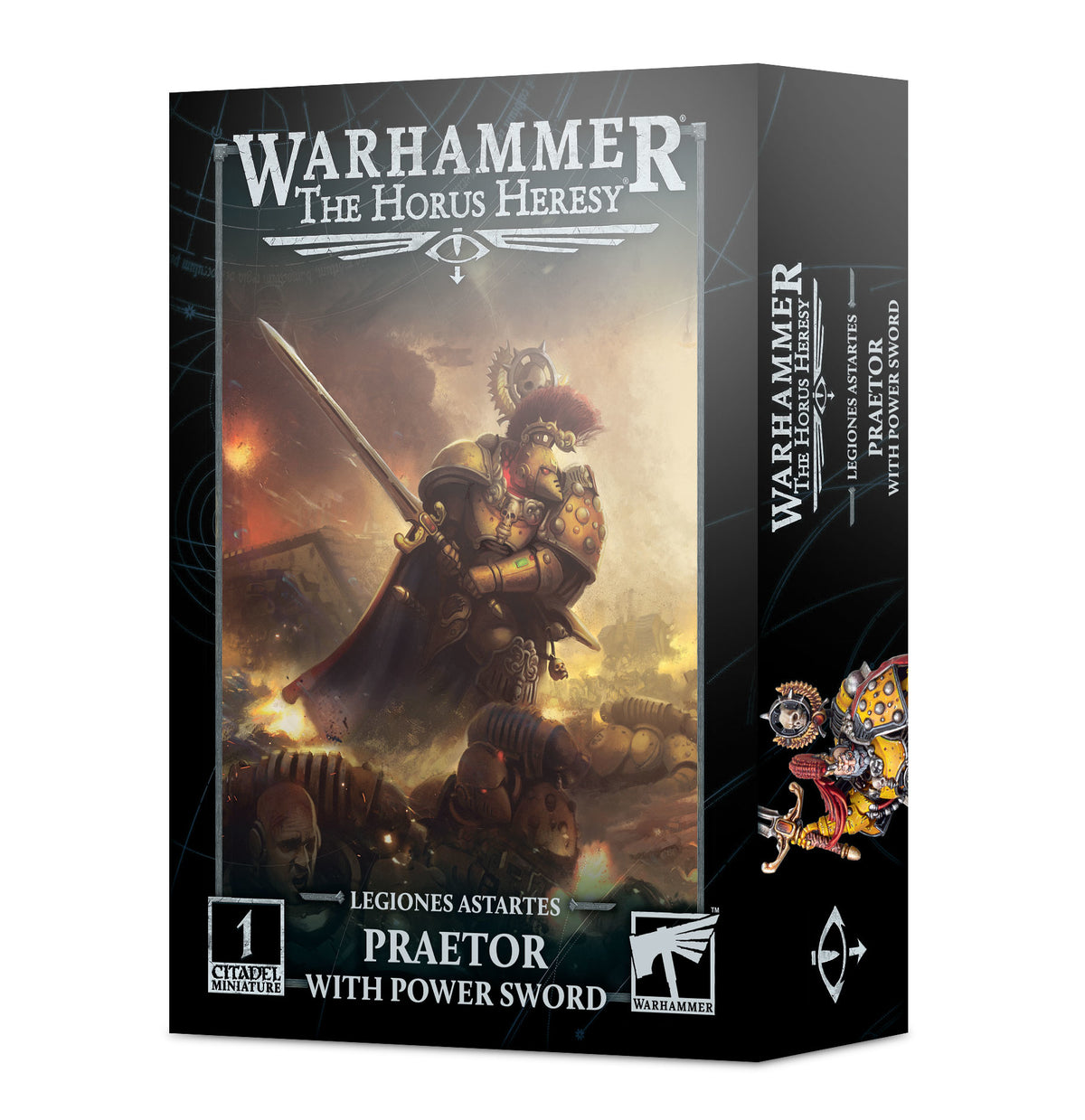 HH LEGIONES ASTARTES PRAETOR WITH POWER SWORD