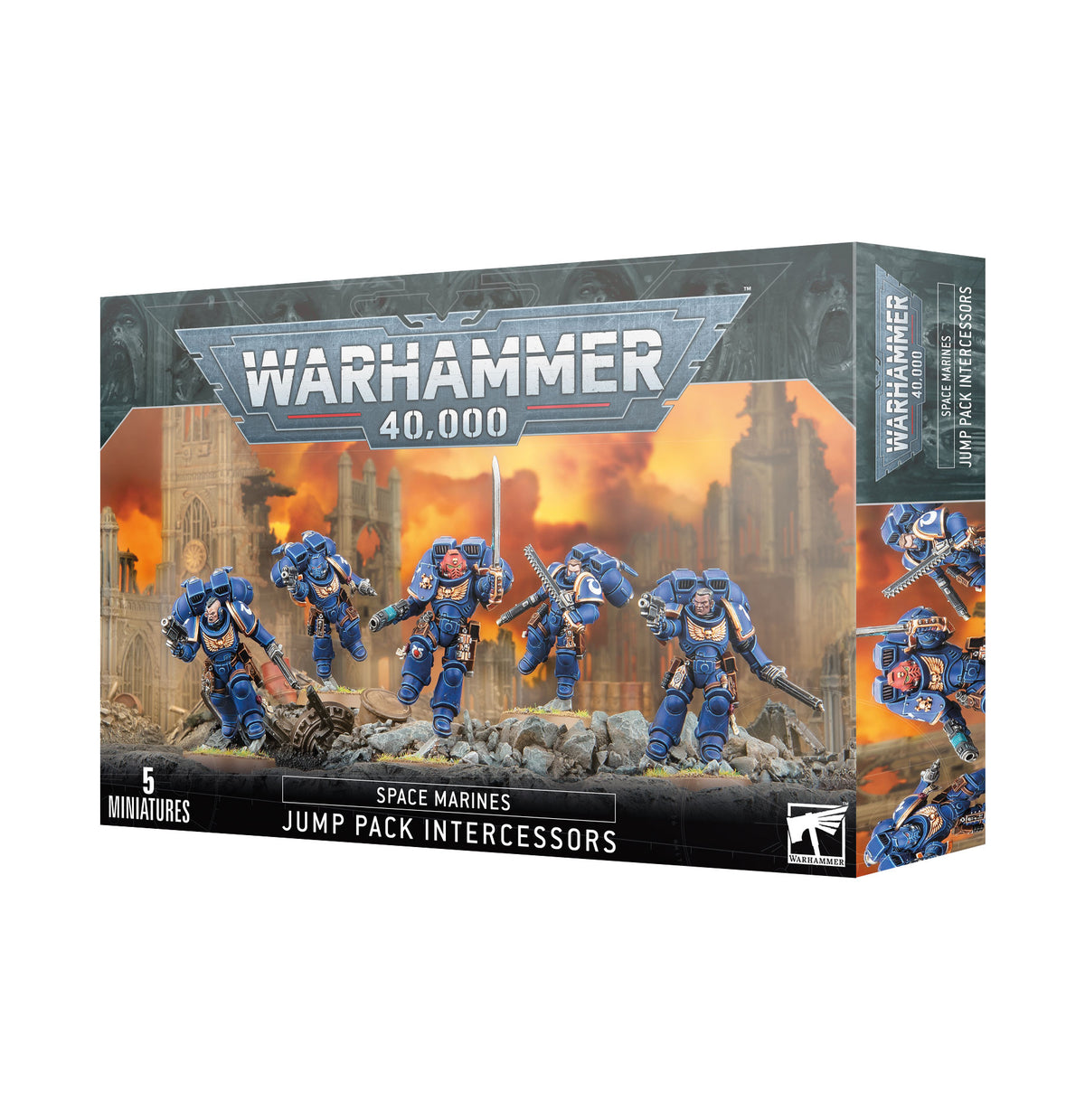 SPACE MARINES ASSAULT INTERCESSORS WITH JUMP PACKS