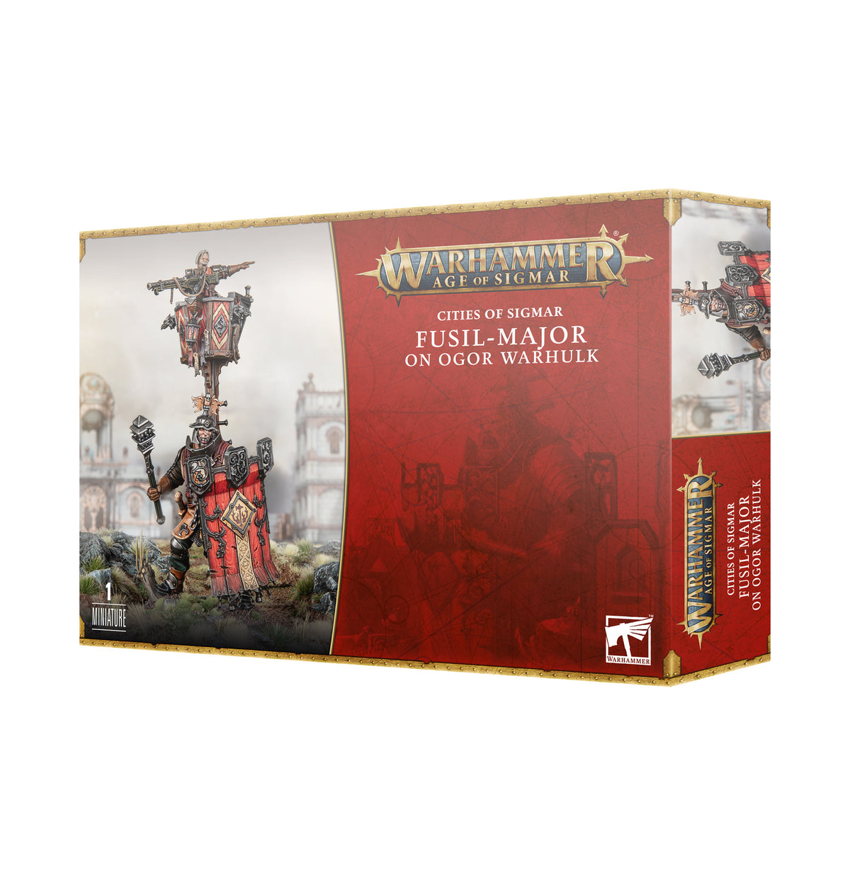 CITIES OF SIGMAR FUSILMAJOR ON OGOR WARHULK