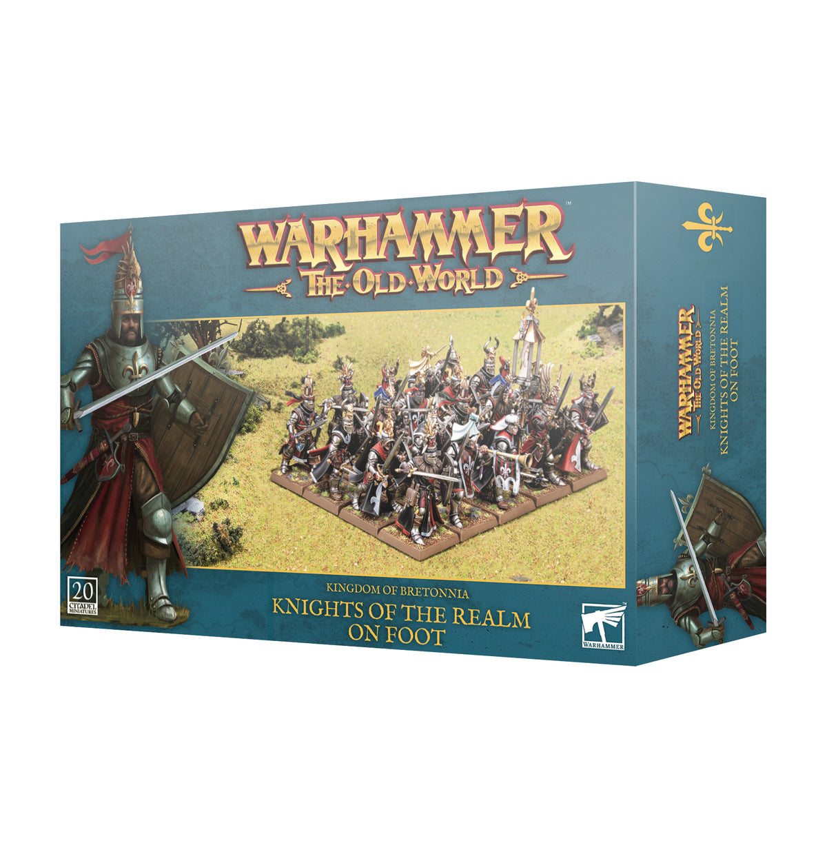 KINGDOM OF BRETONNIA KNIGHTS OF THE REALM ON FOOT