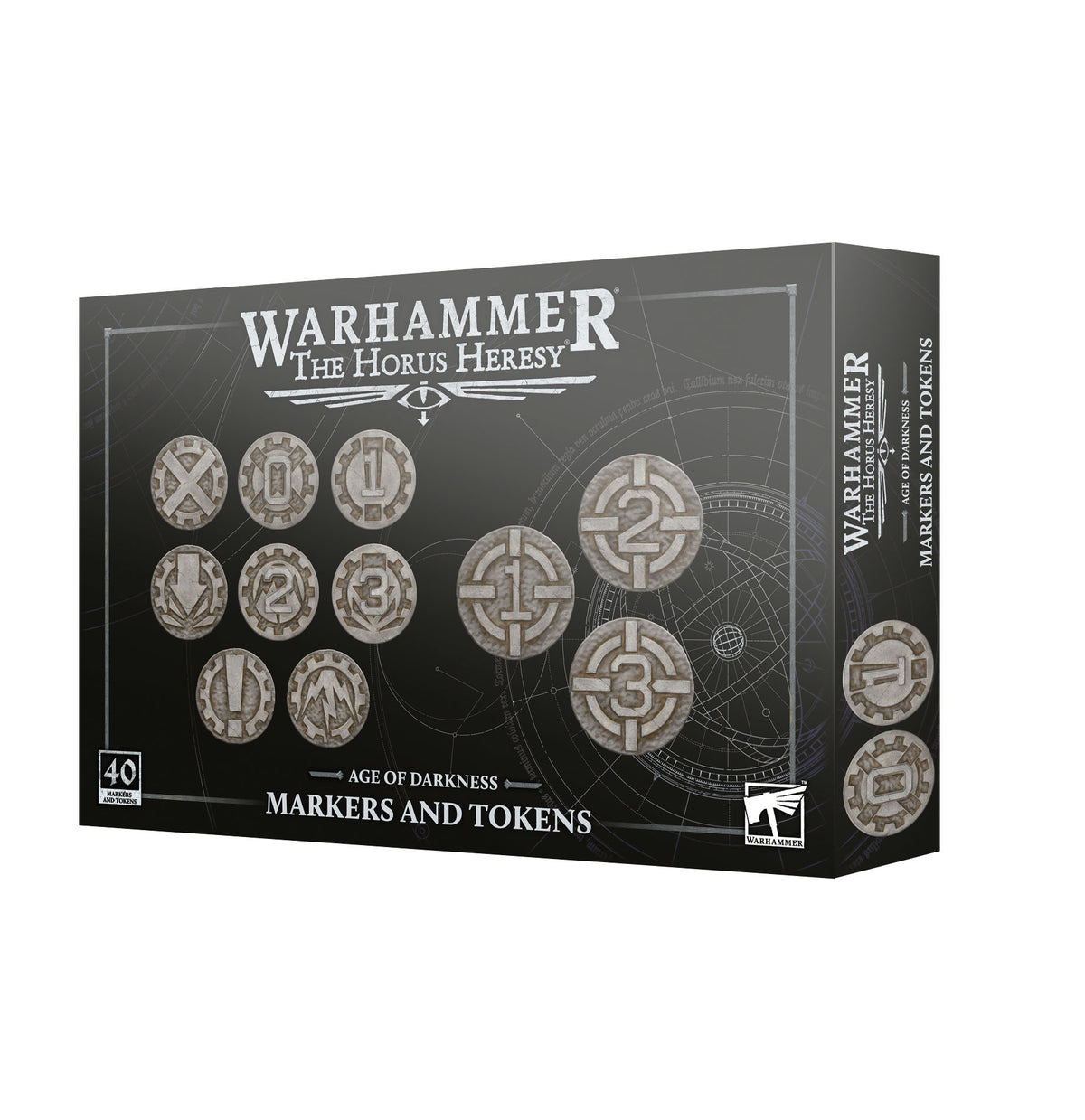 HORUS HERESY AGE OF DARKNESS MARKERS AND TOKENS