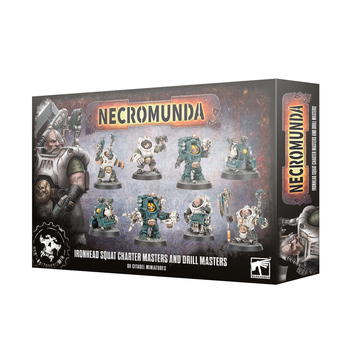 NECROMUNDA IRONHEAD SQUAT CHARTER AND DRILL MASTERS