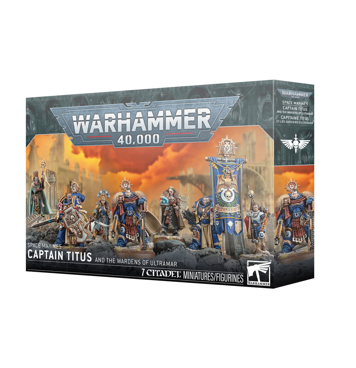 SPACE MARINES ULTRAMARINES CAPTAIN TITUS AND THE WARDENS OF ULTRAMAR