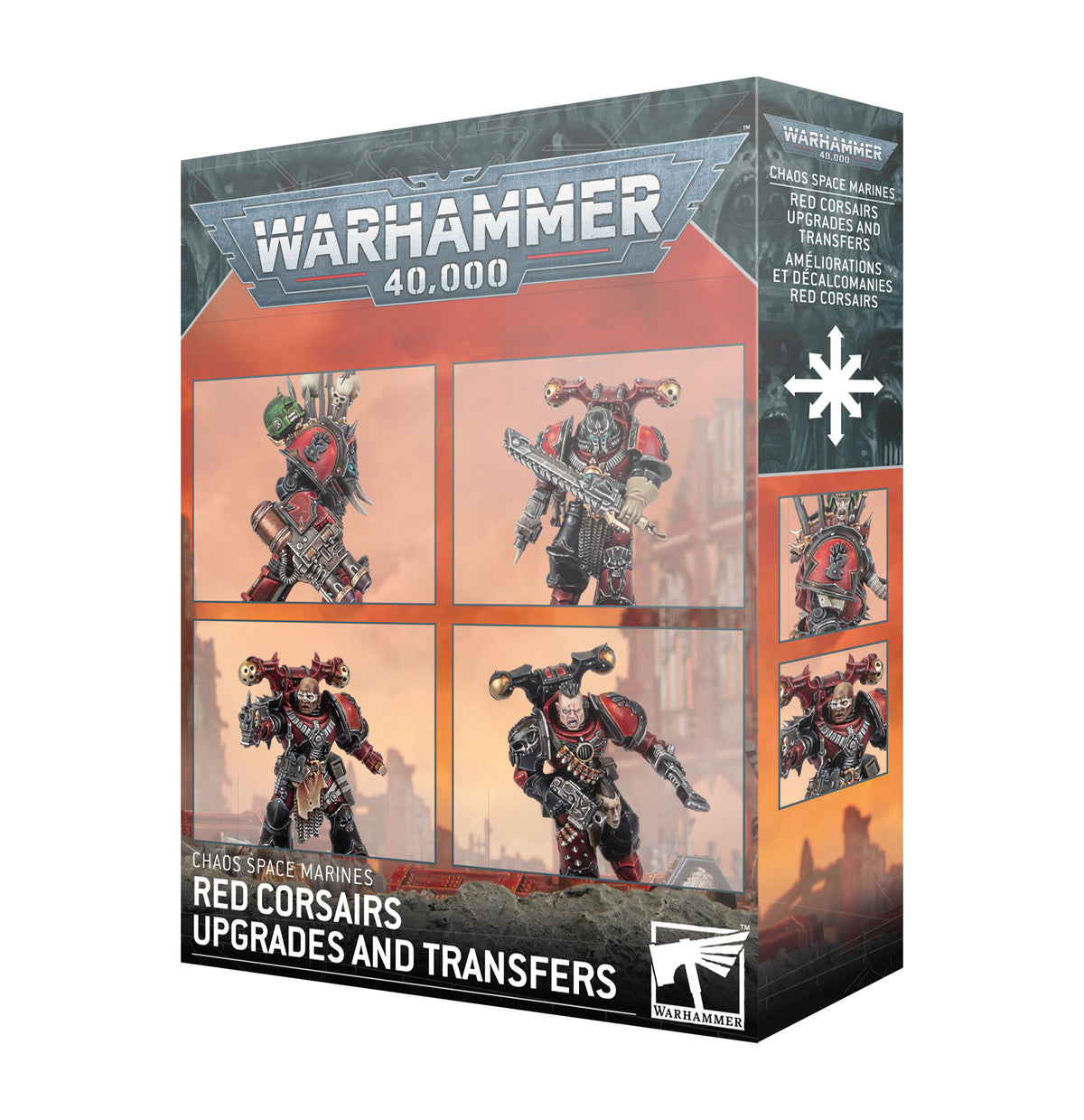 CHAOS SPACE MARINES RED CORSAIRS UPGRADES AND TRANSFERS