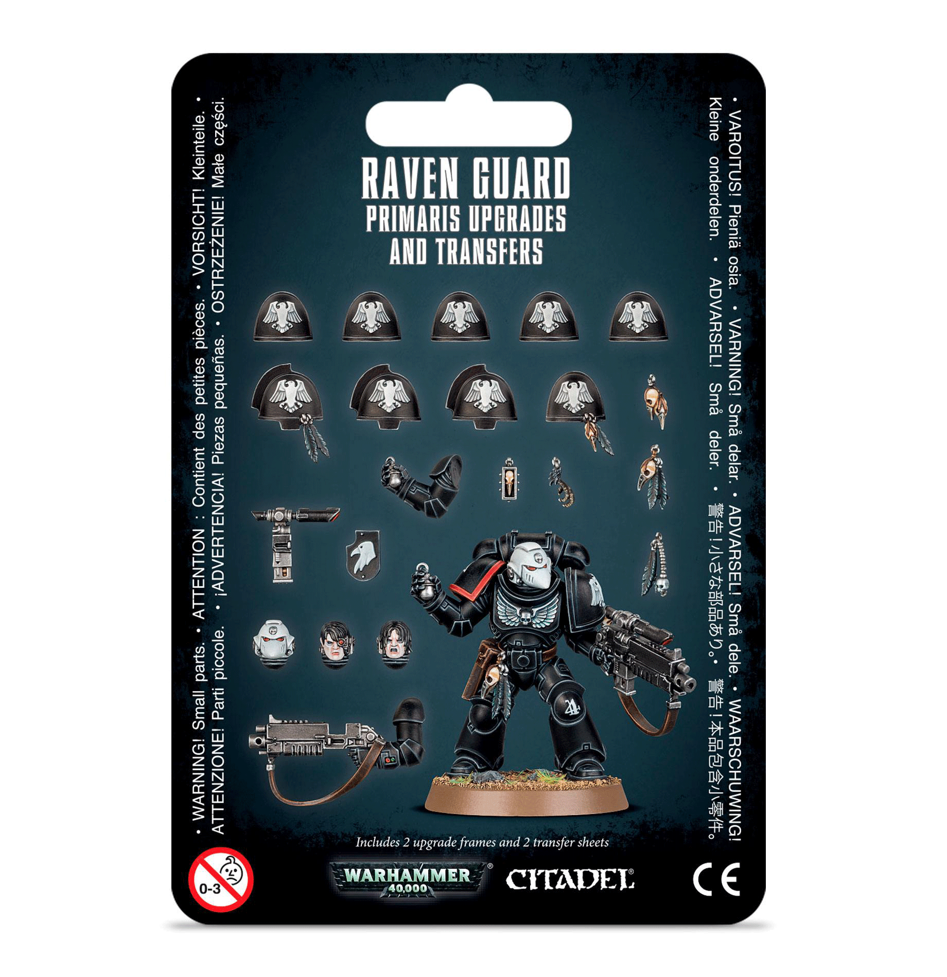 SPACE MARINES RAVEN GUARD PRIMARIS UPGRADES AND TRANSFRS