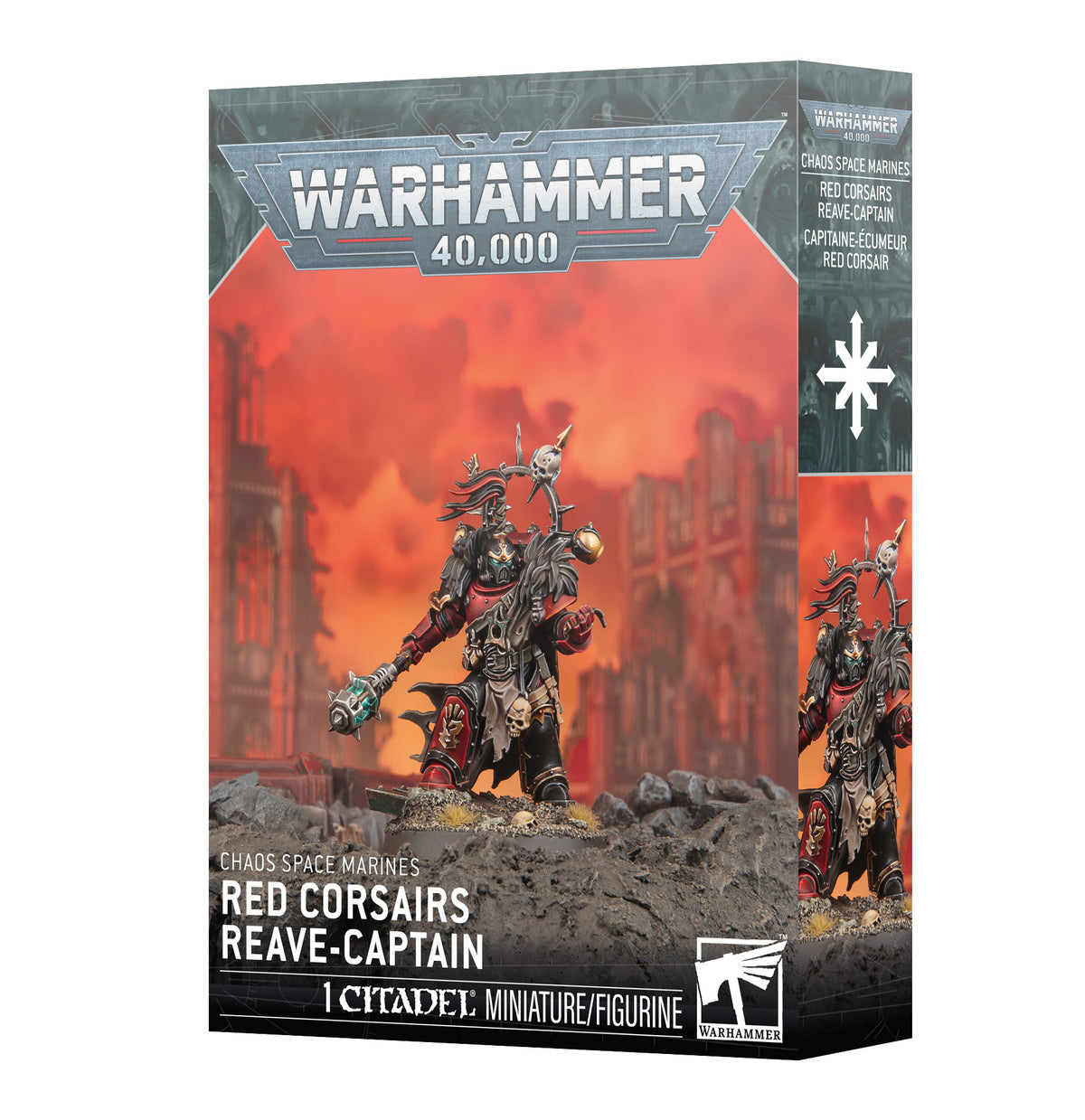 CHAOS SPACE MARINES RED CORSAIRS REAVE CAPTAIN