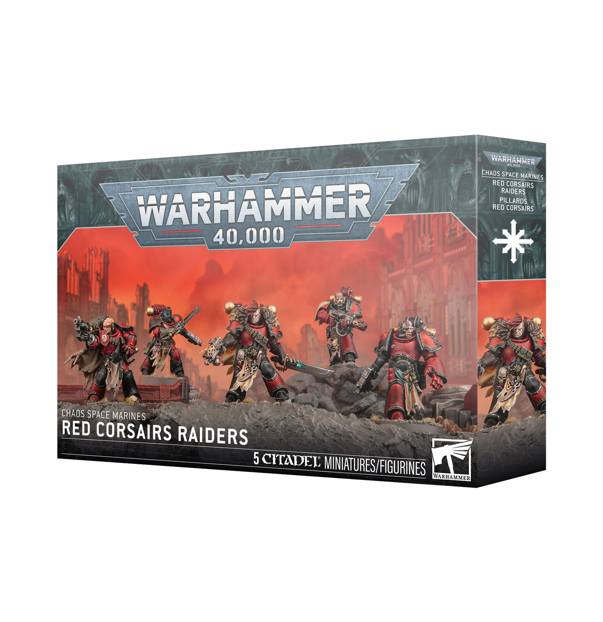 CHAOS SPACE MARINES RED CORSAIRS RAIDERS
